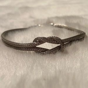Royal Chain Sterling Silver Knot Bracelet